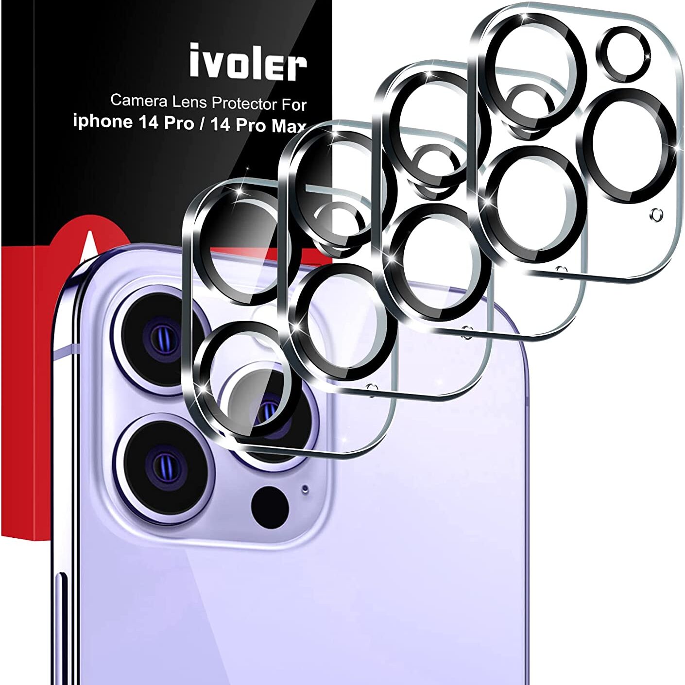 iVoler Camera Lens Protector for iPhone 14 Pro Max