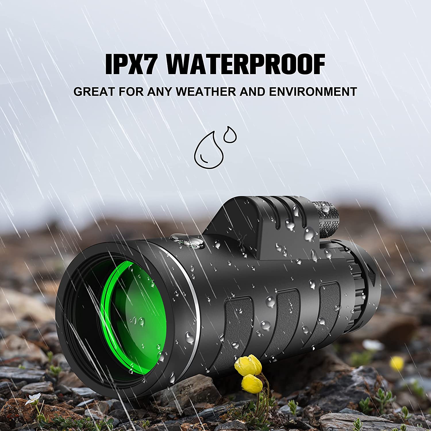 Night Vision Monocular with Head Mount