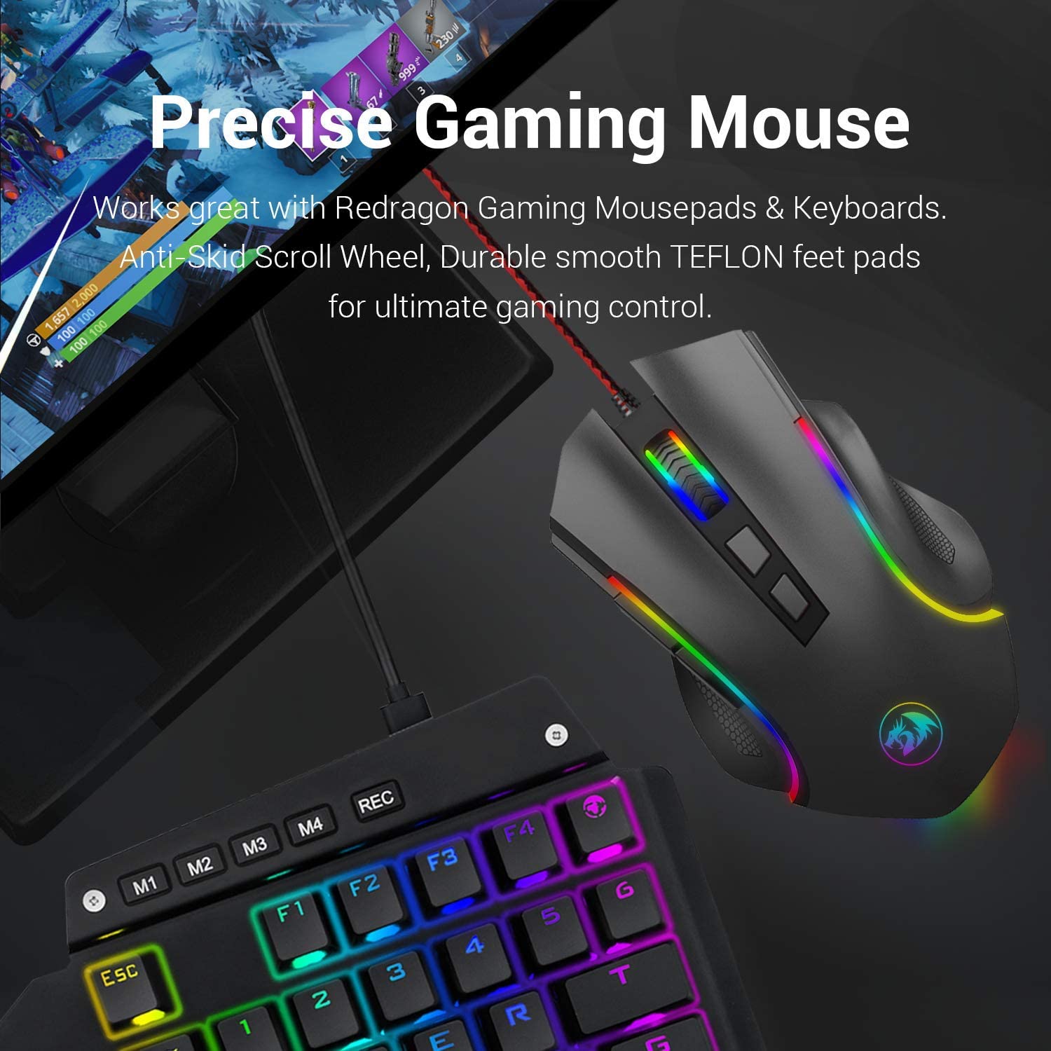 Gaming Mouse Wireless Redragon
