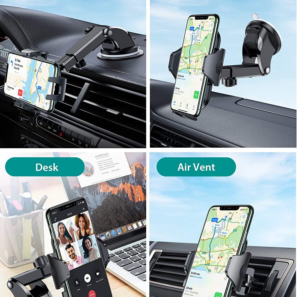 VICSEED Universal Phone Mount for Car