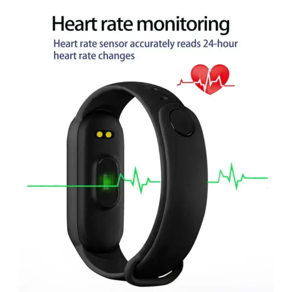 Valdus M6 Band Bracelet Fitness Wristband reloj inteligente Sport Smart Watch 6 Band for Mobile Phone - Image 2