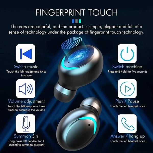 VALDUS F9 Headphones fone de ouvido audifonos auriculares Wireless Earphone Waterproof BT 5.0 F9-5 F9-5C TWS Earbuds - Image 3