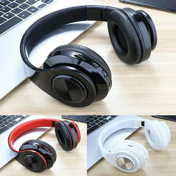 Colorful LED Light BT Headset Stereo Foldable Headphone Earphone Voice B39 RGB Luminous Wireless BT 5.0 Headset Gaming - Image 5