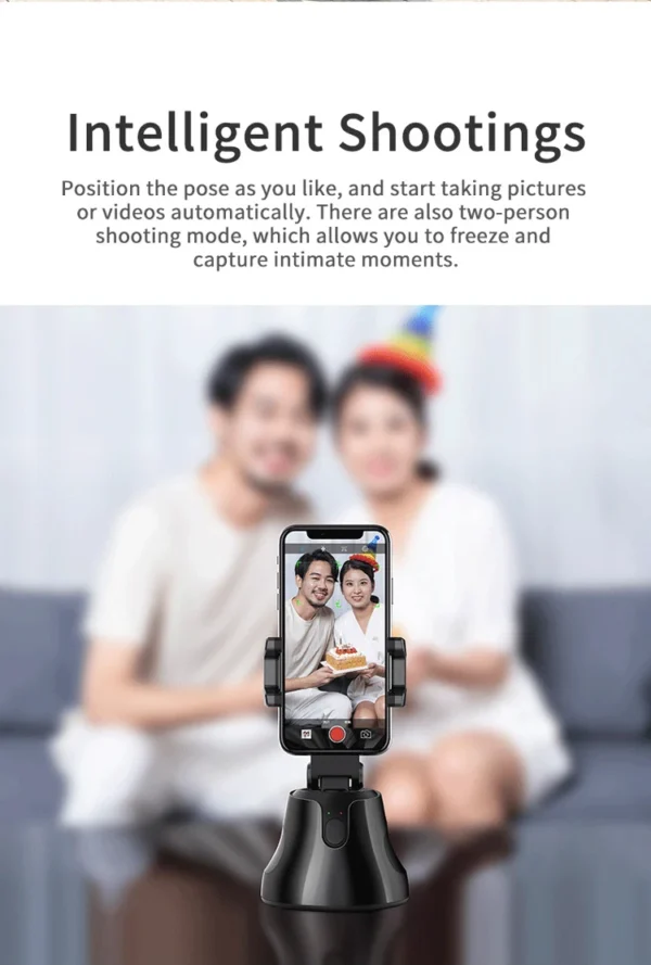 YTGEE Smart Object Face Tracking Phone Holder Selfie Robot Auto Cameraman Mobile Stand Video Recording Vlog Smart Shooting - Image 3