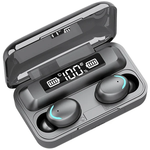 VALDUS Earphone F9-5C In-Ear Headphone Waterproof LCD Display Stereo Power Bank Mobile Phone Wireless Earbuds F9 TWS - Image 5