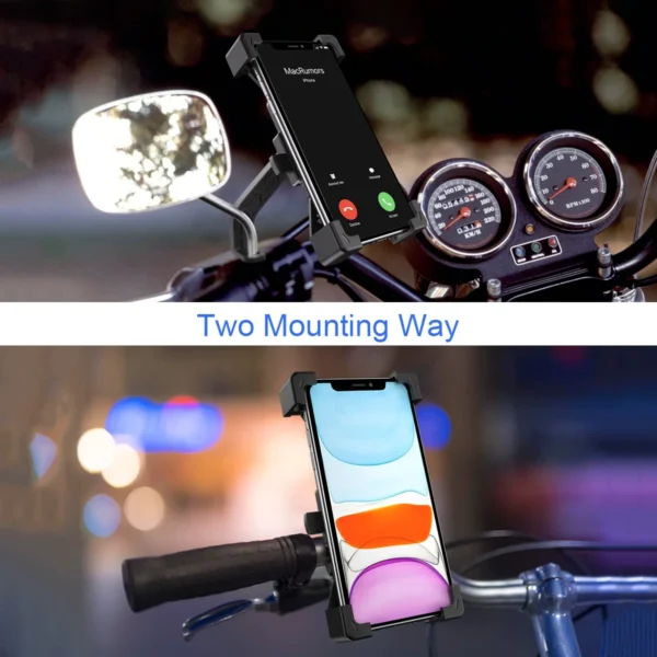 Free Sample Drop Shipping Universal Motorcycle Mobile Cell Phone Holder Mount for bike Motorbike Bike Phone Holder - Image 3