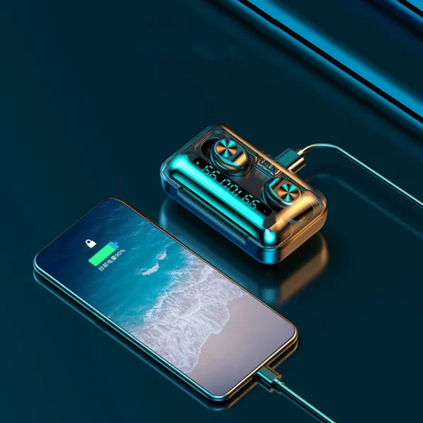 TWS Wireless Earphones BT 5.0 F9-10 earphone headphone support Xiaomi / iPhone with 2000mah power bank 9D Stereo headset - Image 2