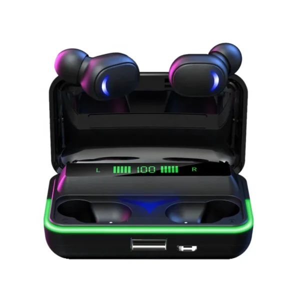 Cheap tws power bank kids silicone stereo earbuds ear phones private label handsfree truely wireless cheapest e10 small earbuds - Image 6