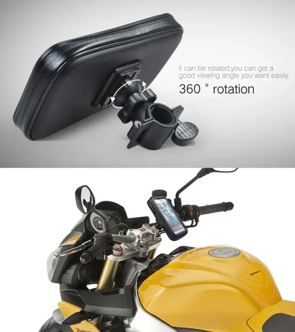Best Selling Convenient Waterproof Phone Support Bike/Bicycle Mount Waterproof Holder And Case For Universal Smart Phone - Image 4