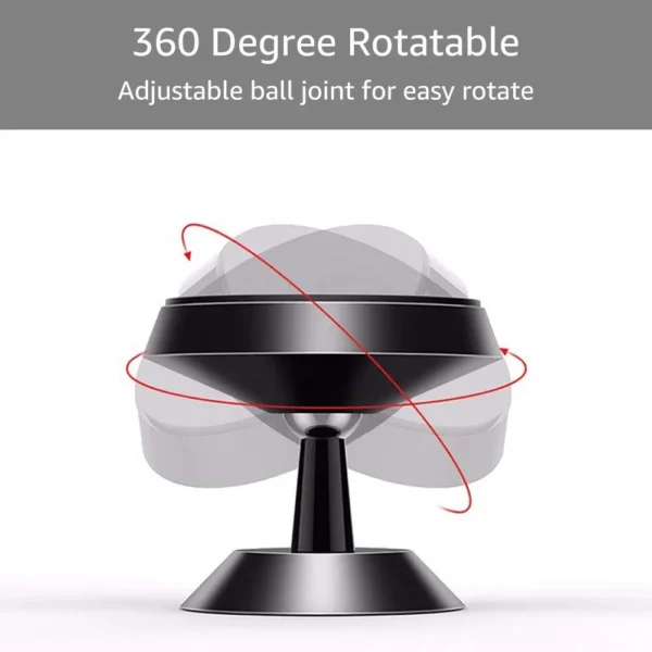Universal 360 Degrees Rotate Magnetic Car Phone Holder Automobile Console Magnet Mount Mobile Phone Stand - Image 4