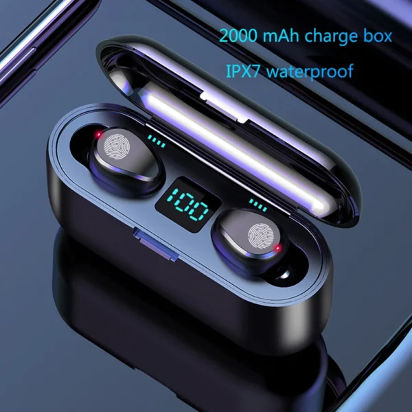 2021 Best Selling F9-11 Hifi Headset Wireless Earphone Earbuds Headphones Tws F9 - Image 2