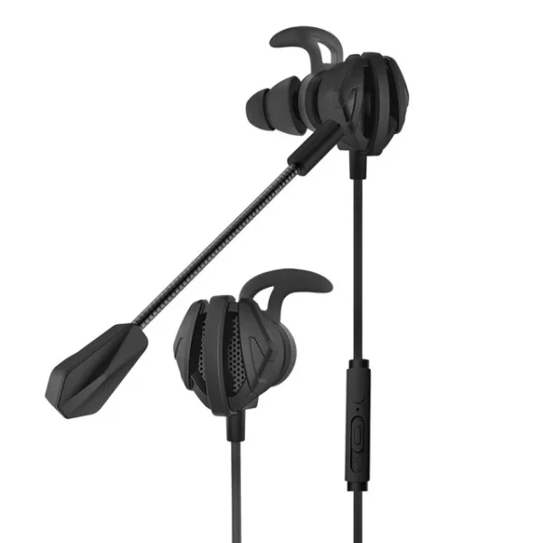 pc gaming In-Ear Earphone Jack 3.5 mm Wired Headset for PUBG Gamer Gaming Headphones Hi-Fi Earbuds With Microphone Detachable - Image 2