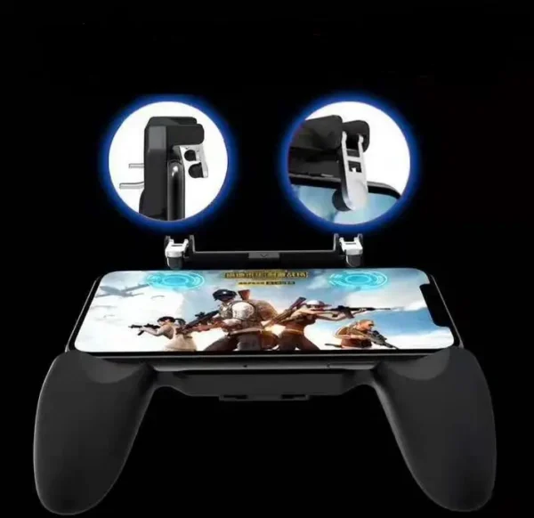 W11+ Mobile Gamepad Controller game handle mobile phone shell case gamepad holder joystick fire trigger all in one for phone