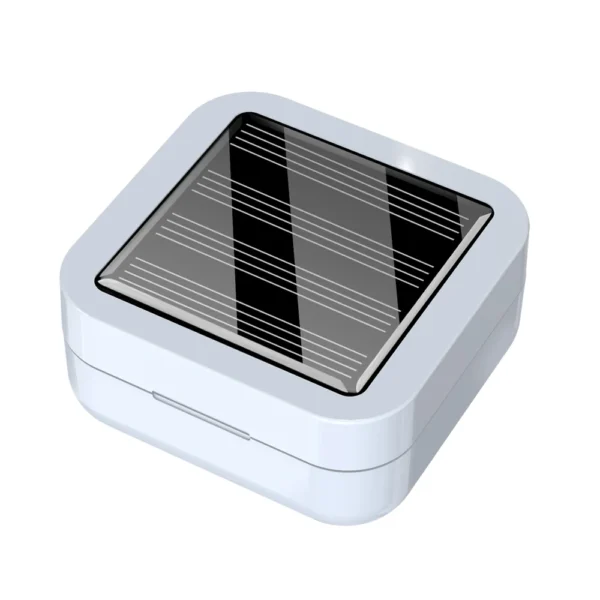 Solar power true wireless mini sport white tws earbuds air6plus air6 plus battery led lcd display audionic audifonos earbuds - Image 4
