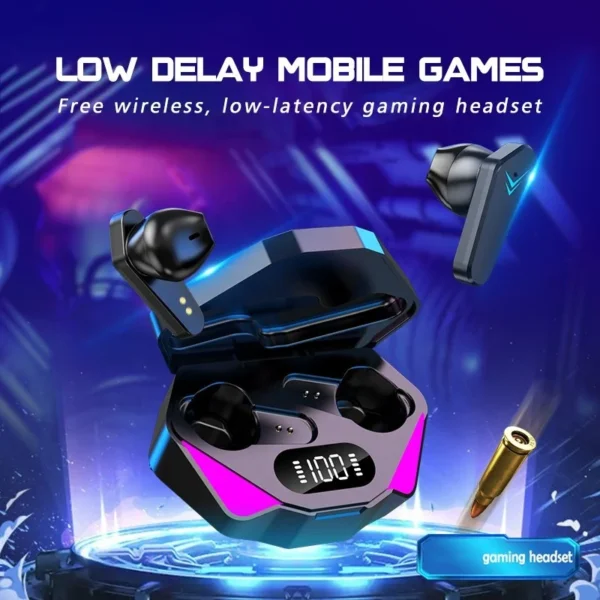 Sport mini earbuds earphones wireless x15 earbud headphones new gaming m28 m10 tws y30 smart watch earbuds 2 in 1 f9 watch i12 - Image 2