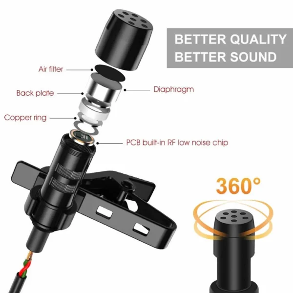 Mini Wired Condenser Mic for Smartphones - Image 4
