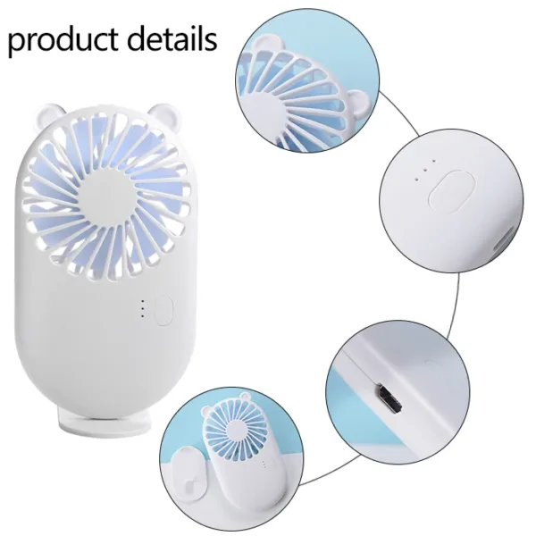 USB Electronic Foldable Mini Fan - Image 3