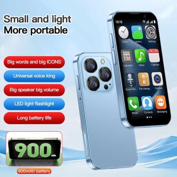 Mini Phone XS18Pro HD Quad Core Dual Sim Card - Image 4